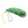 Decompression Toy 5pcs Fidget s Pack Portachiavi Edamame s Squishy Squeeze Peas Beans Keychain Cute Stress Adult Key chain 221129