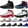 2023 Jumpman 9 9s Męskie buty do koszykówki Refleksyjne wyścigi Racer Blue Space Jam hoded Gym Red Unc Men Men Jordon