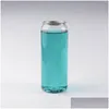 Wasserflaschen Kunststoff-Getränkeflasche Pop Can 350 ml 500 ml 650 ml Ringpl Runde Wasserflaschen Einweg-Saftbecher in Lebensmittelqualität für Haustiere B3 D Dhdv0