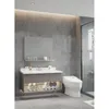 Andere Badetoilettenlieferungen Badezimmer Eitelkeitsschrank mit kultiviertem Marmor Washbecken Hausgarten