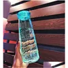 Wasserflaschen Plastikwasserflasche Mode Reisebecher Sportflaschen Cam Wandern Wasserkocher Trinkbecher Diamant Geschenk M2 Drop Lieferung nach Hause G Dhnv4