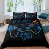 Beddengoedsets 2 3 PCS Gamer Dekbedoverkapset Queen King Kids Boys Girls Bed Game Quilt Polyester Coverter 221206