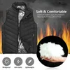 Heren Down Parkas Bijgewerkte versie LED -controller Verwarmd vest voor vrouwen Outdoor USB Infrarood Verwarming Jacket Winter Electric 221129