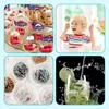 Bakeware Tools 100st Chocolate Sugar Candy Lollypop Diy Mold Tool Acrylic Lollipop Stick Safe Cake Sucker Sticks Kitchen Gadget upps￤ttningar