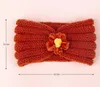 Kids Girls Crochet beanie hat Warm Headbands Baby Xmas Turban Knot Knitted Hairband Ear Warmer Children Hair Accessories