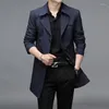 Men's Suits Oversized Single Breasted Blazers Men 5XL 6XL 7XL 2022 Spring Autumn Business Casual X-Long Suit Collar Khaki Coats