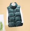 Womens Vests Puffy Jacket Sleeveless Woman Jackets Designer Coat Matte With Letters Badge For Lady Slim Outwears Coats S-2XL