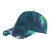 Berets Tie-dyed Cotton Washed Men Women Couples Baseball Cap Outdoor Adjustable Hats Snapbacks Man Caps Summer Visors Mesh Sunhat