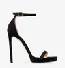 Italienska tillverkade Alva Sandaler skor kvinnor strappy nappa l￤der svart gyllene glitter fyrkantig lady party kl￤nning br￶llop sexiga pumpar