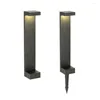 Jardin pelouse lampe ￩tanche en aluminium moderne pilier pilier au sol l￩ger villa ext￩rieur paysage bollards