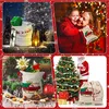 Decoraciones navideñas 1 pieza Sacos de Papá Noel Regalo Bolsa de lona con cordón Gran Claus Decoración del hogar 221130