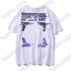 Men's T-shirts New Fashion Brand Gradient Arrow Print Women's Youth Large Loose Short T-shirtprinted Letter x the Back