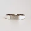 pulsera de brazalete de dise￱o 12 mm Titanio de acero Pulsera de hebilla de hebilla Joya de moda para hombres y mujeres Pulseras Tama￱o 17/19