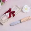 Couteau à beurre avec manche en bois argenté, faveur de fête de mariage pour invités, faveurs de mariage et cadeaux pour événements