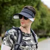 Berets Sun Hat Man Summer Outdoor Sport Sparowany Pusta czapka Fitness Krotek przeciwsłoneczna bez górnej absorpcji potu