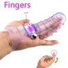 Erwachsene Massagegerät Fingerhülse Weiblicher Masturbator G-Punkt Prostata Massage Klitoris Stimulieren Spielzeug für Frau Paar Lesben Orgasmus Erwachsene Produkte