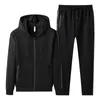 Survêtements pour hommes Hommes Survêtement Deux Pièces Ensemble Vêtements VestePants Costume De Sport Hommes Streetwear Casual Printemps Automne Sweats À Capuche Sweatpant Sportswear 220930