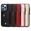 F￶r iPhone 14 Pro Max Wallet Cases Pu Leather Buckle Card Holder Bag Pocket Flip Stand Telefon￶verdrag f￶r iPhone13 12 11 XR XS X 8 7 Plus 6s