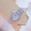 ساعة Wristwatches Wathes 2022 العلامات التجارية الشهيرة الفاخرة Rose Gold Ladies Wrist أنيقة الكوارتز ساعة مقاومة للماء