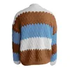 Женские свитеры мода женский свитер 2022 повседневный цвет блок -блок рукав свободный пуловер плюс размер уличная одежда Blusa de frio feminina