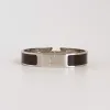 дизайн браслет 12 мм титановая сталь серебряная пряжка браслет модные украшения мужские и женские браслеты размер 17 19227l