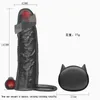 Jouets sexuels masseurs charge télécommande 10 fréquence manchon de pénis allongé et épaissi Double Vibration gland mari femme Res9072929