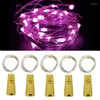 Strings 5pcs Wine Bottle Light With Cork LED String Lights Battery Fairy Garland Christmas Party Tree DIY Wedding Bar Decoration