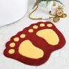 Tapis PRO tapis de bain absorbant l'eau pattes d'animaux doux motif tapis de sol tapis pied antidérapant pour salle de bain salon