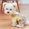 Vestuário para cães petcircle roupas urso de macacão para cachorros pequenos outono de gato de estimação e inverno