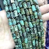 Beads Natural Stone Africa Turquoises Round Cylinder Rondelle Spacer For Jewelry Making DIY Bracelet Earrings Accessories