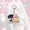 Kreki Kawajskie Figury anime łańcuch łańcuchowy man klęcznik pokochita moc Makima Angel Hayakawa Aki Key Ring 6cm Acryl Charm Chain LLAVEROS