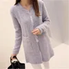 Women's Knits Korean Autumn Winter Women Casual Long Sleeve Knitted Cardigans 2022 Crochet Ladies Sweaters Fashion Cardigan