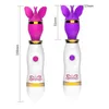 Sex Toy Massager 360 graders rotation Rabbit Vibrator Clitoris Vagina Stimulator Dildo Nipples Bröst Massager Vuxen Kvinnor Toy Prod6711195