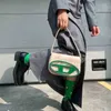 다이즈 럭셔리 여성 상단 손잡이 지갑 반 라운드 디자인 가죽 겨드랑 플랩 데님 어깨 가방 패션 핸드백 220616