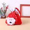 Christmas Decorations Handbags Gifts Holder Exquisite Santa Claus Oversized Bunch Bags Year Xmas Candy Storage 2022