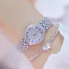 Polshorloges dames horloges 2022 beroemde luxe merken rosé goud dames pols stijlvol kwarts waterdichte schokdicht horloge