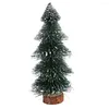 Decorazioni natalizie Moderno dall'aspetto realistico a strati Albero di cedro Desktop Ornamento per finestre di lunga durata