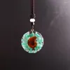 Kedjor 6sts grossist orgonite energin hängen halsband chakra reiki helande turkois conch smycken amulet för kvinnor pendulo
