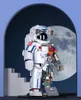 Bearbrick Astronaut Expression Puzzle Building Blocks Minifigs Astronaut Assembled Kids Toys Adult Semi perspective Mechanical Handmade Home Accessories Gift