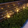 Solar Firework Ground Lawn Light For Garden Courtyard Landscape Decorative Lighting Lamp Outdoor Waterproof Grass