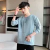 Men Hoodies Streetwear O-Neck Mens Oversized Hip Hop Patchwork Sweatshirts Soild Spring Autumn Plus Size Pullover Hoodies