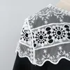 Scarves Sunproof Lace Removable Collar Flower Laciness Anti-uv Handmade Clothes Neckline