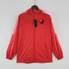 22-23 Clube de Regatas do Flamengo Herrenjacke Freizeitsport Windjacke Trikots durchgehender Reißverschluss Kapuzenwindjacke Herrenmode Mantel Logo individuell