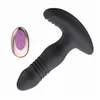 Brinquedo sexual massageador china fornecedor controle remoto próstata vibrador anal duplo motor empurrando butt plug masculino estimulador brinquedos para men5409016