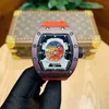 Bbr factory Milles Watch RichardMill Tourbillon Automatic SuperClone Top Quality Fully Feidong Outer Space Mars Trend l 7J0CCarbon fiber sapphire Ship table