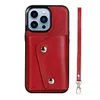 Для iPhone 14 Pro Max Calse Case Bueth Buctle Card держатель для кармана.