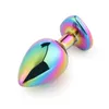 Sex Sex Toy Massager Anal Heart Shaped Metal Crystal Jewelry Small Unisex Adult Toys Sexual Butt Plug for Women Men Gumgum
