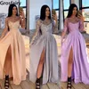 Party Dresses Vestidos De Fiesta Para Bodas 2022 Sparkle Satin Formal Bridesmaid Dress Ball Gown Champagne Robes De Cocktail Wedding Party T220930