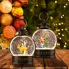 Christmas Decorations Decoration Luminous Wind Lamp Xmas Indoor Night Light Water Injection Flat Style Merry Party Home Tree Decor