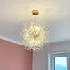 Kronleuchter Net Red Kronleuchter Moderne minimalistische Bekleidungsgeschäft Kristall Schlafzimmer Lampe Löwenzahn Licht Luxus Wohnzimmer Esszimmer Beleuchtung